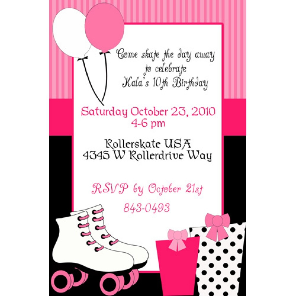 Skating Party Invitations Free Printables Beautiful Roller Skate For - Free Printable Skating Invitations