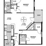 Small House Floor Plans 2 Bedrooms Bedroom Floor Plan Download   Free Printable Small House Plans