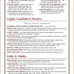 Small Menu Templates 33283112838012 Free Printable Restaurant   Free Printable Restaurant Menu Templates