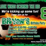 Soccer Birthday Party Invitation Template | Birthday Party   Free Printable Soccer Birthday Invitations