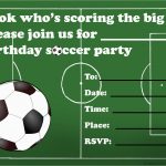 Soccer Invitations For Birthday Party | Birthdaybuzz   Free Printable Soccer Birthday Invitations