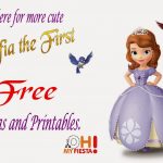 Sofia The First Free Printable Invitations Or Photo Frames. | Oh My   Free Printable Sofia Cupcake Toppers