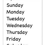 Spelling – Days Of The Week / Free Printable Worksheets – Worksheetfun   Free Printable Spelling Practice Worksheets