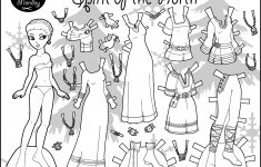 spirit of the north black and white printable paper doll e280a2 paper free printable paper dolls black and white Spirit Of The North: Black And White Printable Paper Doll • Paper - Free Printable Paper Dolls Black And White