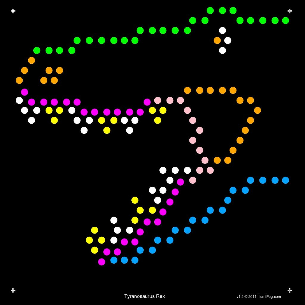 Square Lite Brite Design Refills: Dinosaurs | Grand Kids | Pinterest - Lite Brite Printable Patterns Free