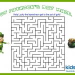 St Patrick's Day   Mazes   Free Printable | Kidspot: St Patrick's   Free Printable St Patrick's Day Mazes