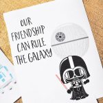 Star Wars Valentine's Day Cards For Kids | Valentines | Pinterest   Star Wars Printable Cards Free