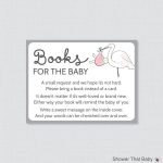Stork Baby Shower Bring A Book Instead Of A Card Invitation Mobile   Bring A Book Instead Of A Card Free Printable