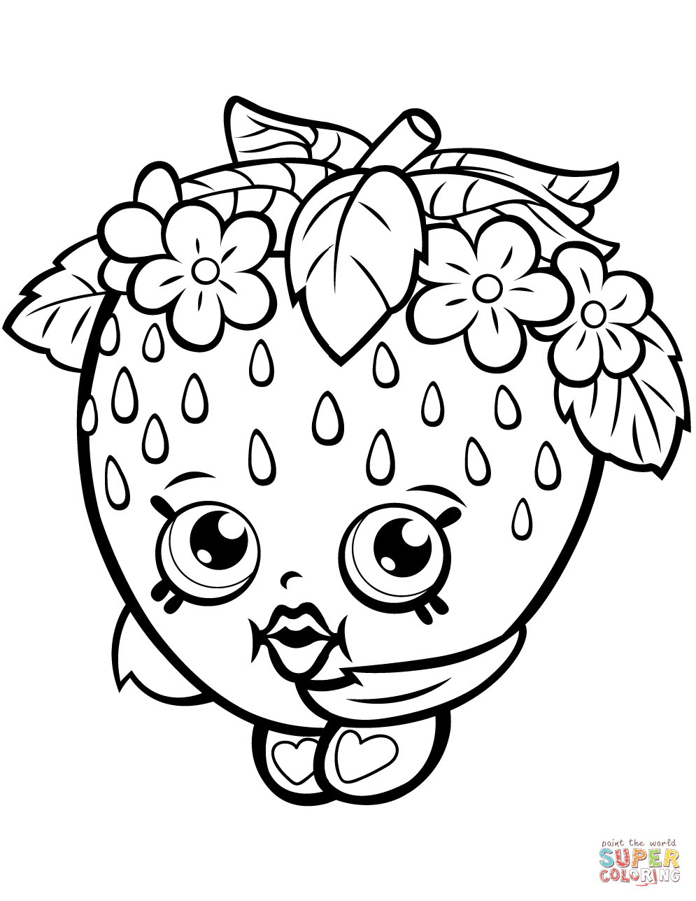 Shopkins Coloring Pages Free Printable