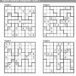 Sudoku Free Printable Puzzles 4 Per Page | Kids Activities   Free Printable Sudoku 4 Per Page