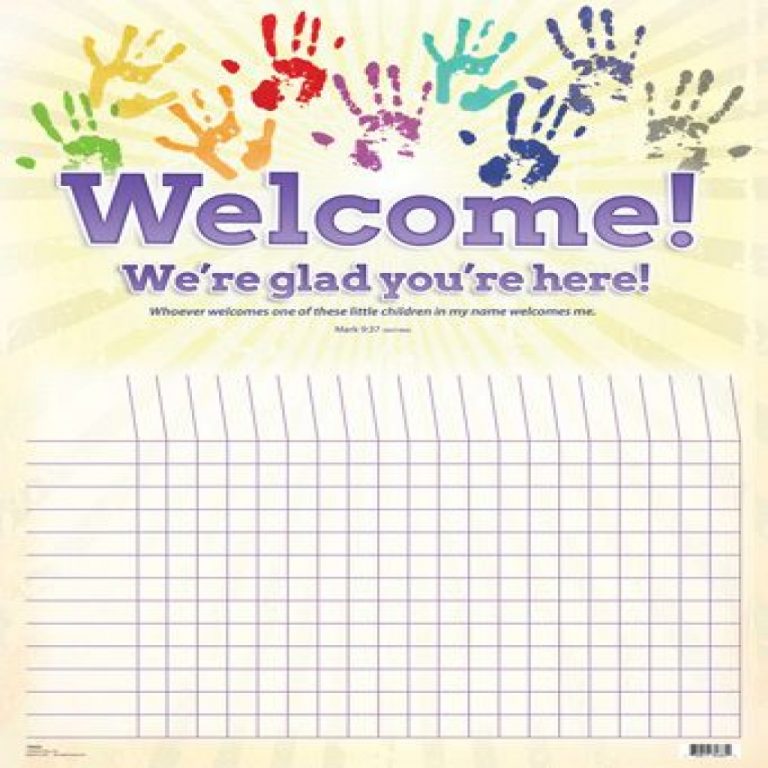 Sunday School Attendance Chart Free Printable About Chart Sunday