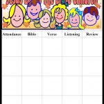 Sunday School Attendance Chart   Google Search | Sunday School   Sunday School Attendance Chart Free Printable