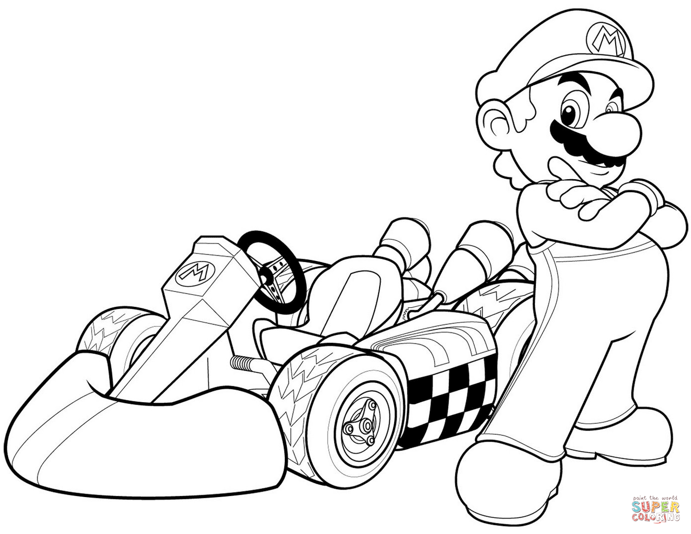 Super Mario Bros. Coloring Pages | Free Coloring Pages - Mario Coloring Pages Free Printable