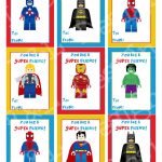 Superhero Valentine's Day Cards Valentine's Day | Etsy   Free Printable Superman Valentine Cards