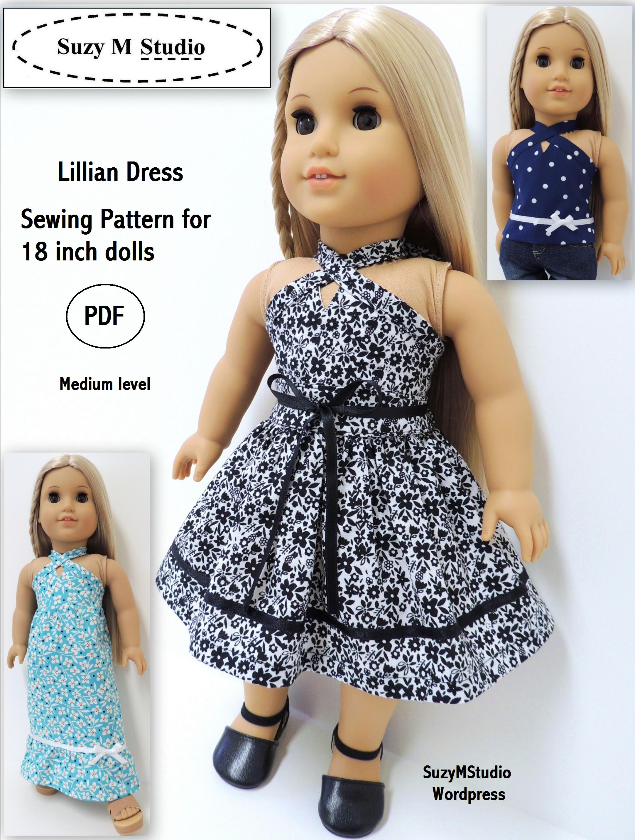 Suzymstudio | Doll Clothes And Sewing Patterns - Free Printable Crochet Doll Clothes Patterns For 18 Inch Dolls