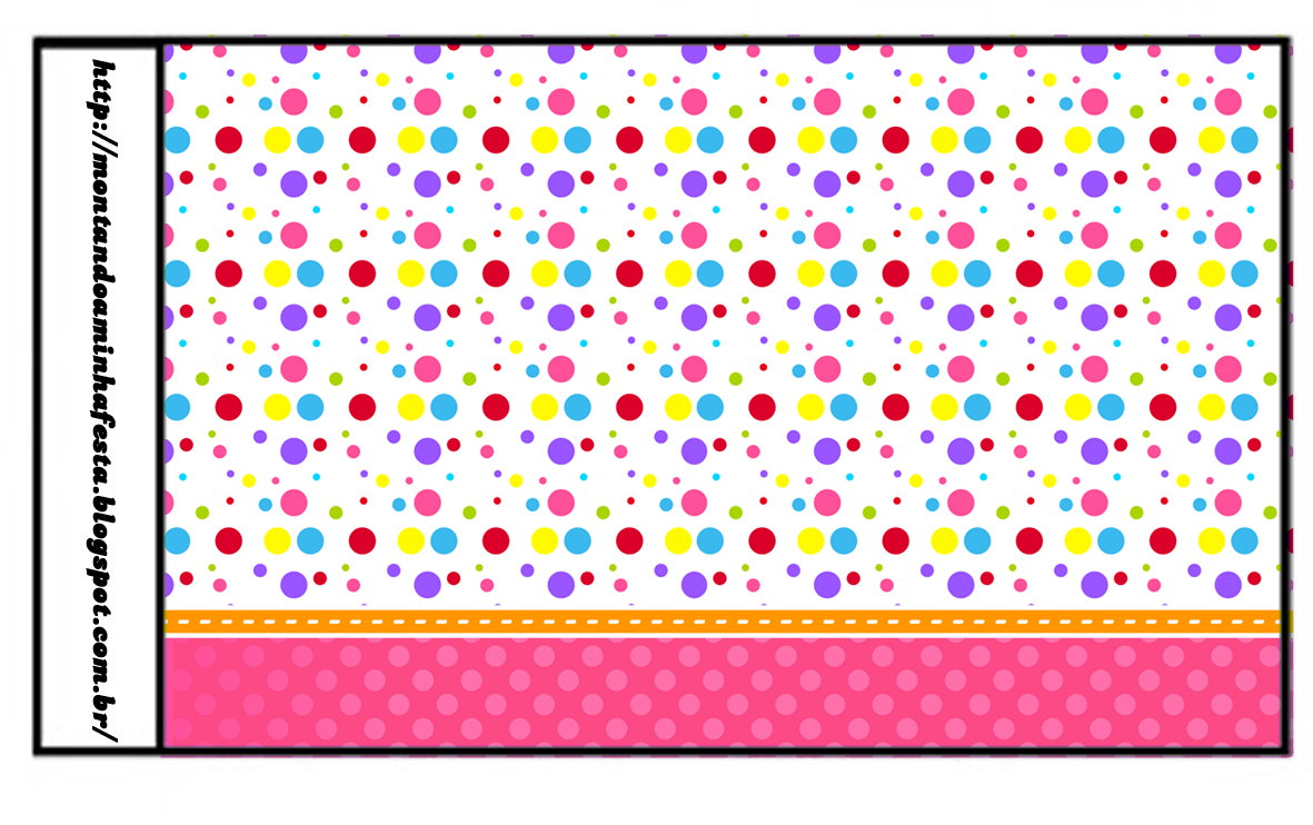 Sweet 16 Colored Dots For Girls: Free Printable Candy Bar Labels - Free Printable Sweet 16 Labels
