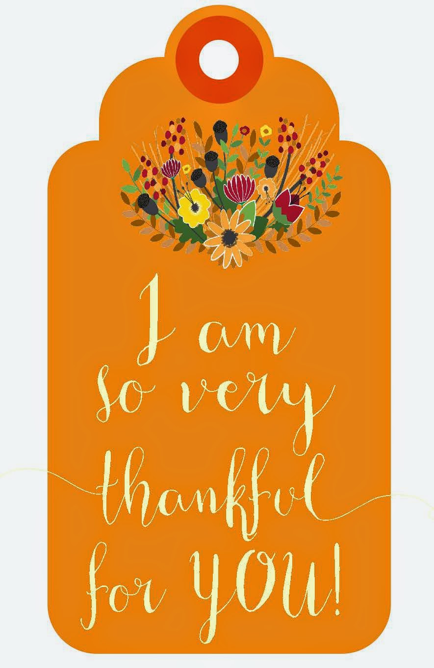 Sweet Blessings: Thankful For You Printables - Thankful For You Free Printable Tags