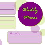 Taking Time To Create: Weekly Menu Planner {Free Printable}   Create A Menu Free Printable