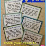 Task Card Corner: Getting Started With Task Cards: Play Scoot!   Free Printable Kindergarten Task Cards
