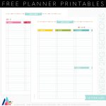 Teacher Planner + 3 New Printable Planner Freebies | Misstiina   Free Printable Teacher Planner Pages