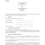 Template: Printable Employment Contract Template. Employment   Free Printable Employment Contracts