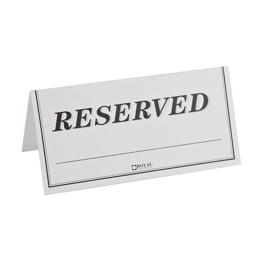 Tent Signs For Tables | Hgvi.tk - Free Printable Reserved Table Signs