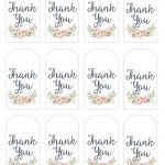 Thank You For Coming Free Printable Tags | Free Printable   Free Printable Thank You Tags Template