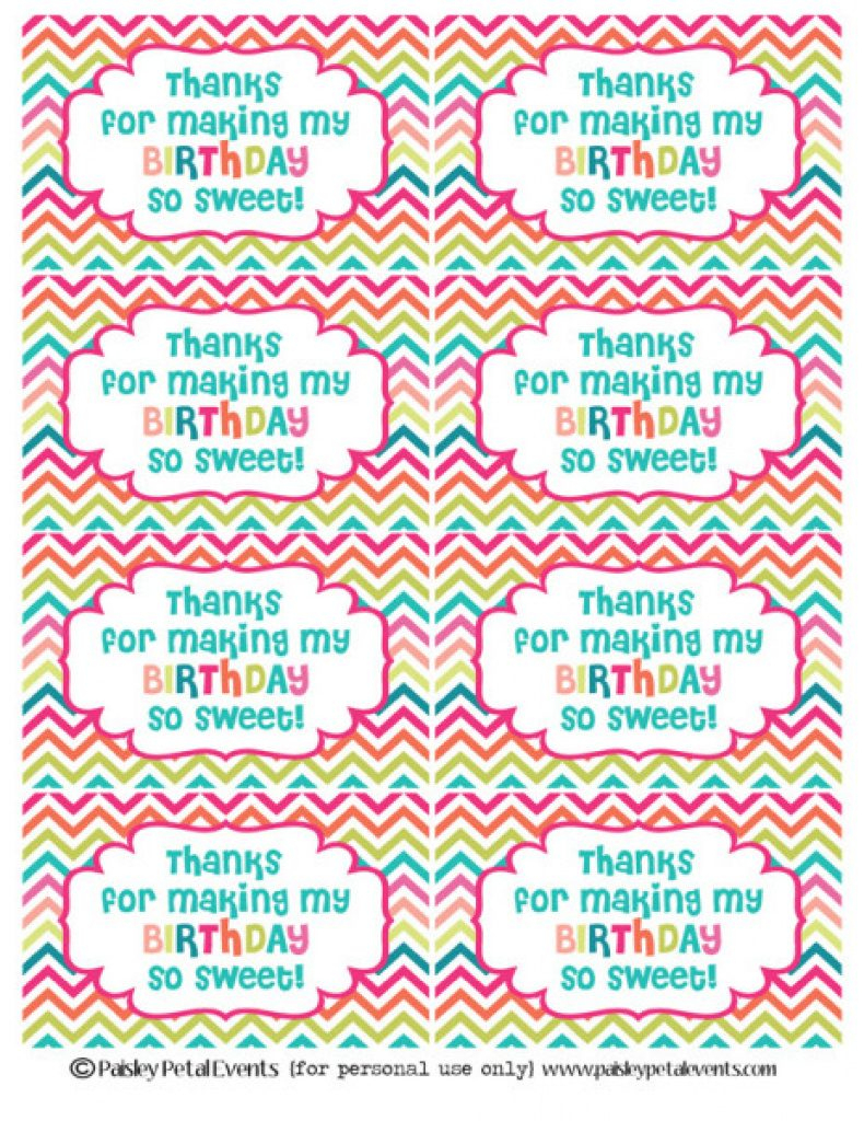 Thank You For Coming Free Printable Tags | Free Printable - Thank You For Coming Free Printable Tags