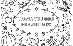 Thank You God For Autumn! Coloring Page | Free Printable Coloring Pages - Free Printable Autumn Coloring Sheets