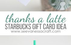 Thanks A Latte Starbucks Teacher Gift Idea – Thanks A Latte Free Printable Tag