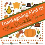 Thanksgiving Find It! Free Printable Game | Mississippimom   Free Printable Thanksgiving Games For Adults
