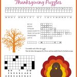 Thanksgiving Puzzles Printables | *holidays We Celebrate   Thanksgiving Crossword Puzzles Printable Free