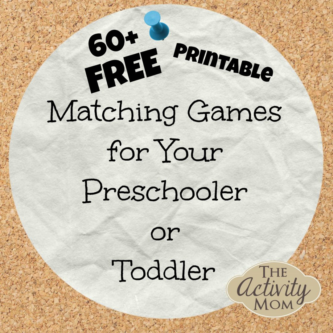 The Activity Mom - Free Printable Matching Games - Free Printable Matching Cards