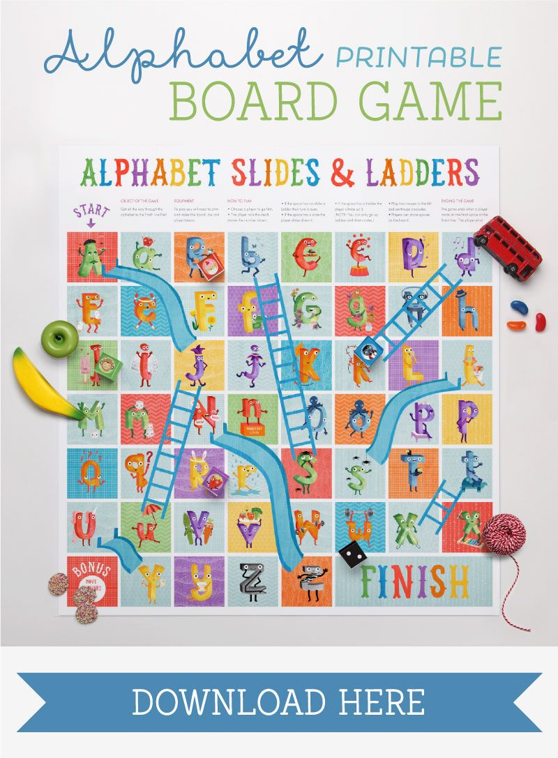 The Amazing Alphabet Printables &amp;amp; Storybook | Play&amp;amp;learn | 파닉스 - Free Printable Alphabet Board Games
