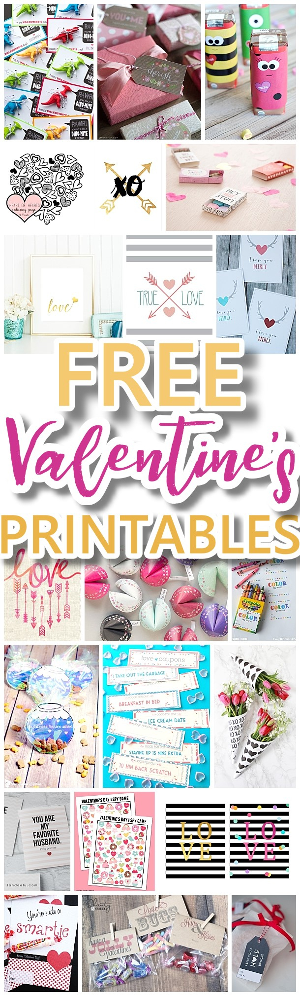 The Best Valentine&amp;#039;s Day Free Printables – Kids Classmate Cards - Free Printable Valentine&amp;#039;s Day Decorations