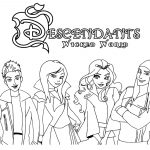 The Descendants To Download   The Descendants Kids Coloring Pages   Free Printable Descendants Coloring Pages