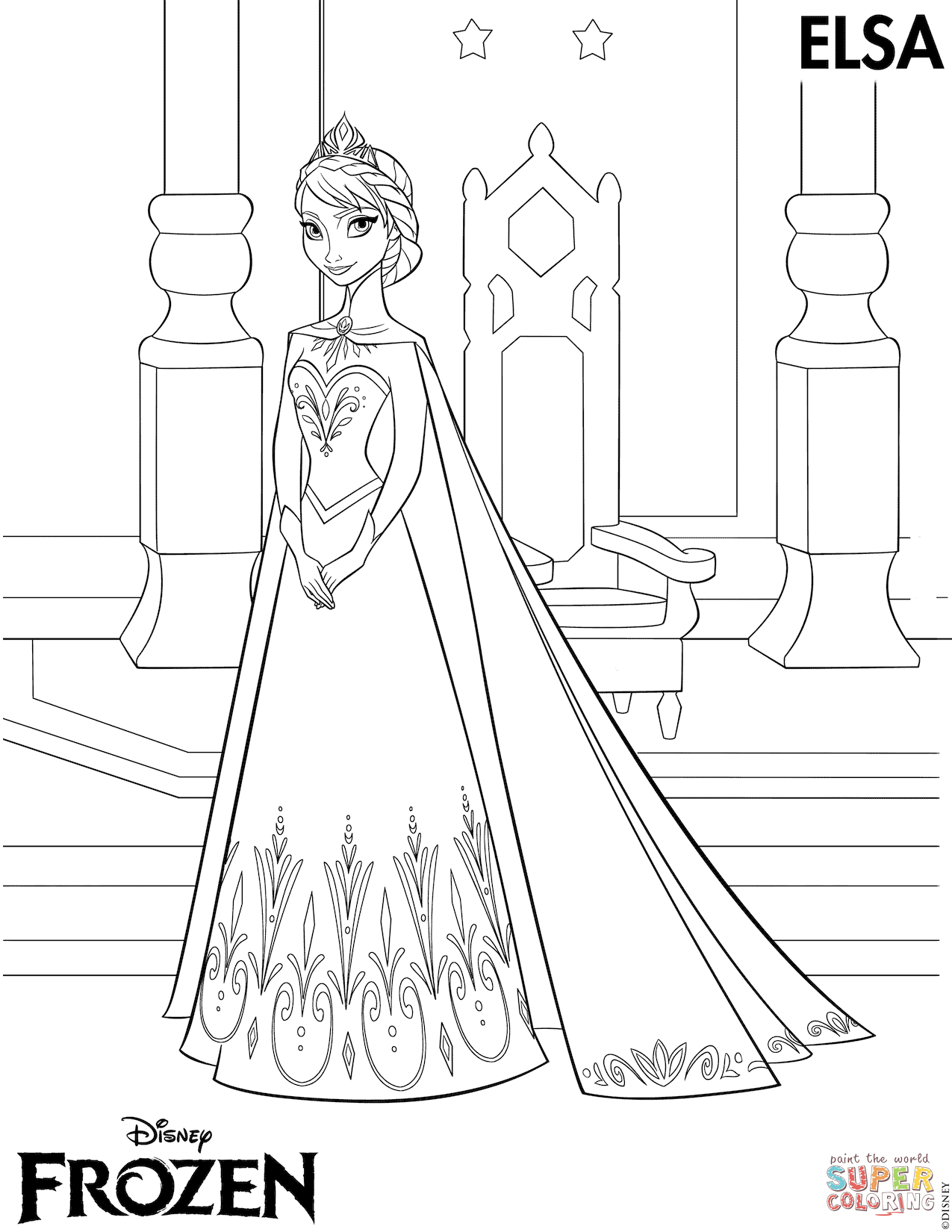 The Frozen Coloring Pages | Free Coloring Pages - Free Printable Frozen Coloring Pages
