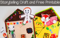The Gingerbread Man Storytelling Craft And Free Printable – | Kids – Free Printable Gingerbread Man Activities