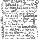 The Lord's Prayer For Children Printable | The Lord S Prayer   Free Printable Lord&#039;s Prayer Coloring Pages