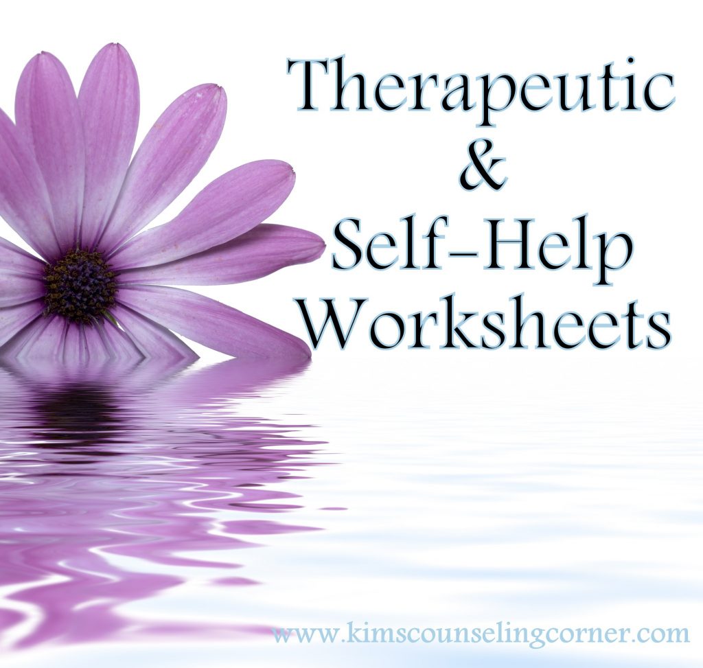 Therapy And Self Help Worksheets Free Printable Therapy Worksheets