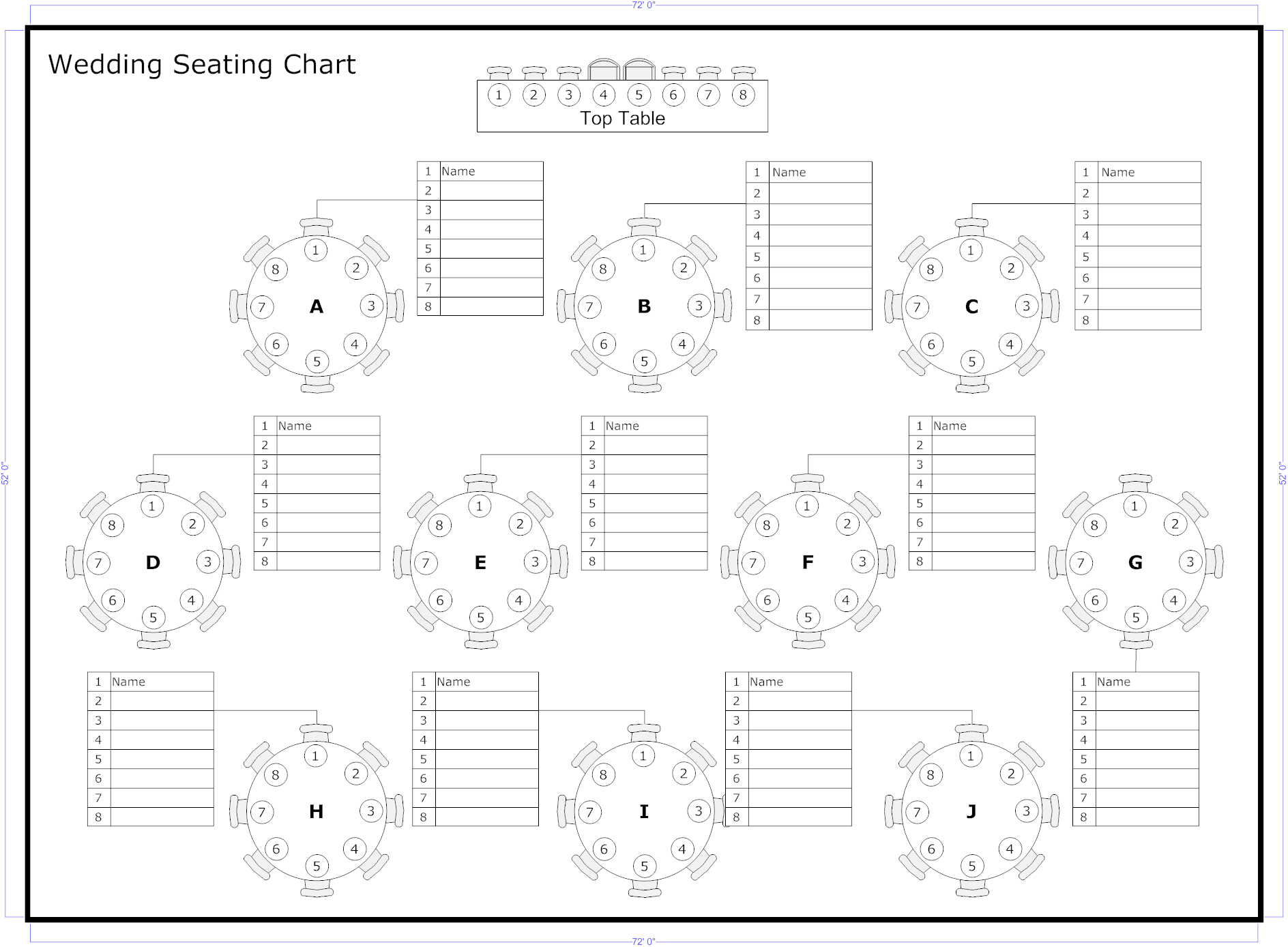 Tips To Seat Your Wedding Guests | Organized | Seating Chart Wedding - Free Printable Wedding Seating Chart Template