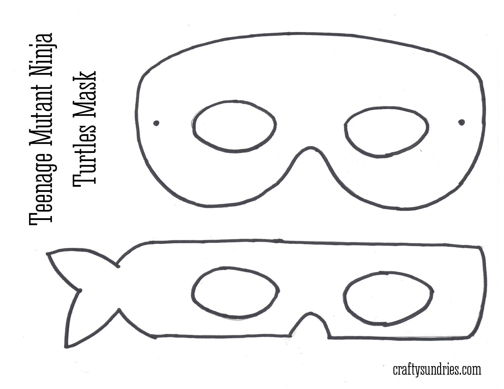 Tmnt Mask … | Work - Teenage Mutant Ninja Turtle | Pinterest | Ninja - Teenage Mutant Ninja Turtles Free Printable Mask