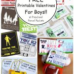Top 10 {Free} Printable Valentines Cards For Boys! | Preschool Powol   Free Printable Valentine Cards For Kids