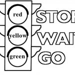 Traffic Light Signs Coloring Pages Printable Coloring Pages For   Free Printable Stop Sign To Color
