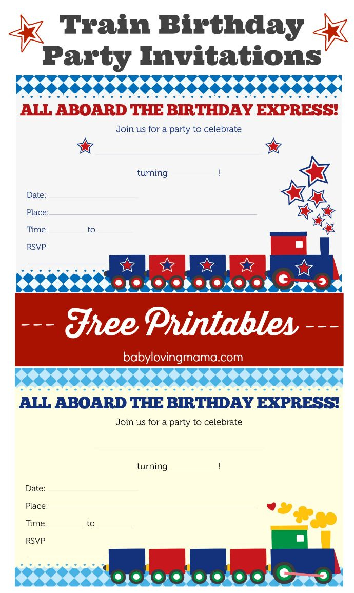 Train Birthday Party Invitations: Free Printables | Celebrate: Kid - Free Printable Train Pictures