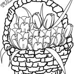 Tulip Coloring Pages Free Printable 850×980 Attachment   Lezincnyc   Free Printable Tulip Coloring Pages