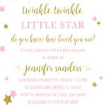 Twinkle Twinkle Little Star Baby Shower Invitation, Twinkle Twinkle   Free Printable Twinkle Twinkle Little Star Baby Shower Invitations