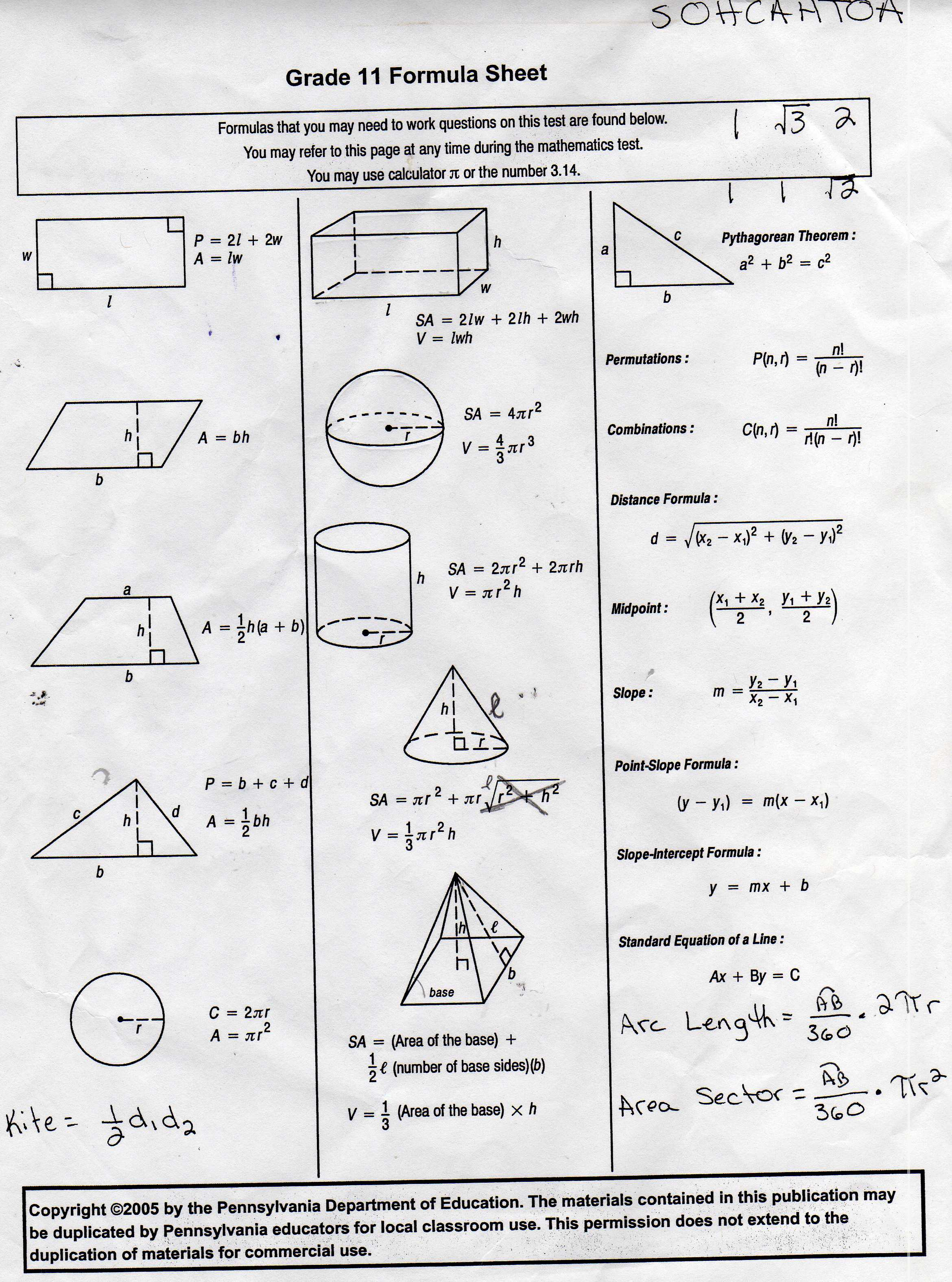 Ulshafer, K / Honors Geometry - Free Printable Geometry Worksheets For Middle School