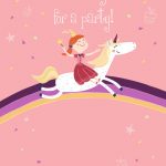 Unicorn   Free Printable Birthday Invitation Template | Greetings   Free Printable Unicorn Birthday Invitations