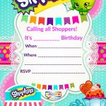 Updated – Free Printable Shopkins Birthday Invitation Template   Free Printable Shopkins Invitations